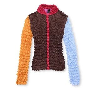 BRAIN DEAD Bubble shrink top